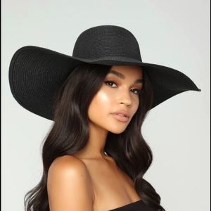 Forever 2 Black Floppy Hat 